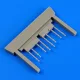 Quickboost Bristol Blenheim Mk.IV gun barrels f.Air - fegyvercsövek, Airfix maketthez