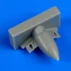 Quickboost A6M Zero type 21/32 exhaust for Tamiya - kipufogócsonkok
