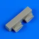 Quickboost F4F-4 Wildcat exhaust for Airfix - kipufogócsonkok