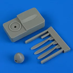   Quickboost La-7 propeller w/tool for Eduard - légcsavar összeállító sablonnal