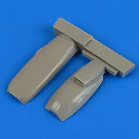   Quickboost Spitfire Mk.IXc early engine covers f.Ed - korai motorburkolatok