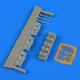 Quickboost Heinkel He 111P-2 gun barrels f. Airfix - fegyvercsövek