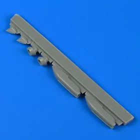   Quickboost Bristol Beaufighter air intakes a. fuel drain (B) for Airfix - légbeömlők