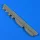 Quickboost Bristol Beaufighter air intakes a. fuel drain (B) for Airfix - légbeömlők