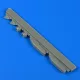 Quickboost Bristol Beaufighter air intakes a. fuel drain (B) for Airfix - légbeömlők