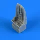 Quickboost Hawker Typhoon seat with safety belts for Airfix - ülés biztonsági övekkel