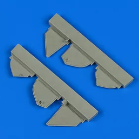   Quickboost Defiant Mk.I undercarriage covers f.Airf - futóműajtók, Airfix maketthez