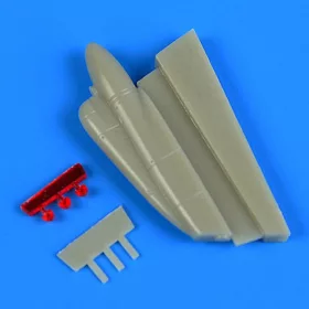   Quickboost F-14A/B Tomcat chin pod-early v.f.Hasega - áll alatti szenzorkonténer, korai változat, Hasegawa maketthez