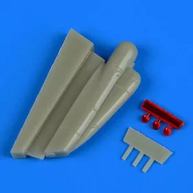   Quickboost F-14A/B Tomcat chin pod with ECM antenna for Hasegawa - áll alatti szenzorkonténer ECM-antennával