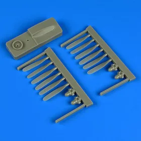   Quickboost B-17G flying fortress propeller w/tool for Airfix - légcsavar összeállító sablonnal