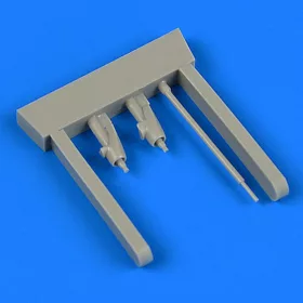   Quickboost Ju 87B Stuka pitot tube and gun barrels - Pitot-cső és fegyvercsövek