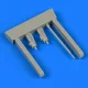 Quickboost Ju 87B Stuka pitot tube and gun barrels - Pitot-cső és fegyvercsövek