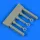Quickboost Hawker Hurricane control lever f.ArmaHob - botkormány, Arma Hobby maketthez