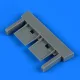 Quickboost F-14 Tomcat ECS heat exchanger exhaust grills for Academy - kipufogócsonkok