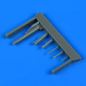 Quickboost MiG-17F gun barrels for Airfix - fegyvercsövek