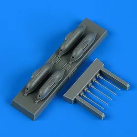   Quickboost Bf 109G-6/R6 cannon pods for TAMIYA - gépágyúkonténerek