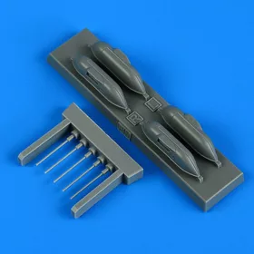 Quickboost Bf 109G-6/R6 cannon pods - gépágyúkonténerek