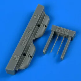 Quickboost Avia S-199 cannon pods - gépágyúkonténerek