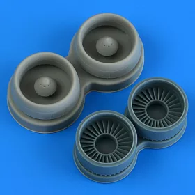   Quickboost A-10A/C Thunderbolt II correct fan blades - korrekciós hajtóműventilátor-lapátok