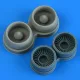 Quickboost A-10A/C Thunderbolt II correct fan blades - korrekciós hajtóműventilátor-lapátok