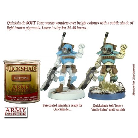 The Army Painter SOFT Tone Quickshade- Bemosó folyadék QS1001