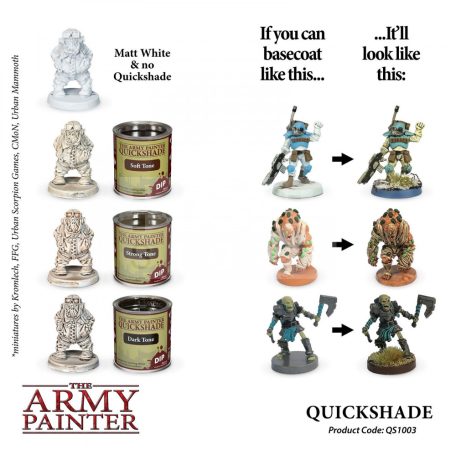 The Army Painter DARK Tone Quickshade- Bemosó folyadék QS1003