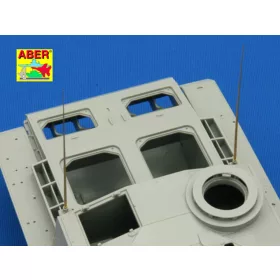   Aber Models German 2m aerials(set of 3pcs) - német 2m antenna(3 db-os készlet)