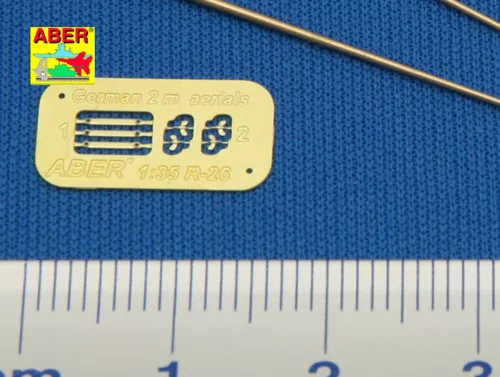 Aber Models German 2m aerials(set of 3pcs) - német 2m antenna(3 db-os készlet)