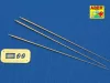 Aber Models German 2m aerials(set of 3pcs) - német 2m antenna(3 db-os készlet)