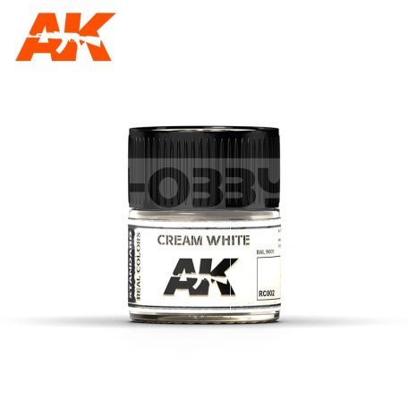 AK-Interactive Real Color - festék - CREAM WHITE- RAL 9001 RC002