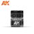 AK-Interactive Real Color - festék - RUBBER BLACK - RC022