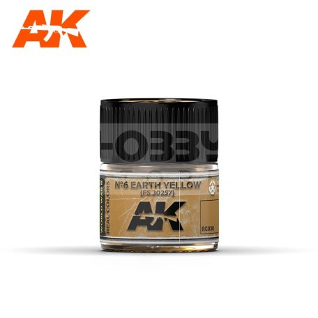 AK-Interactive Real Color - festék - Nº6 EARTH YELLOW FS 30257 - RC030