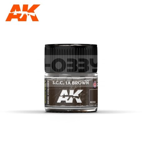 AK-Interactive Real Color - festék - S.C.C. 1A BROWN - RC034
