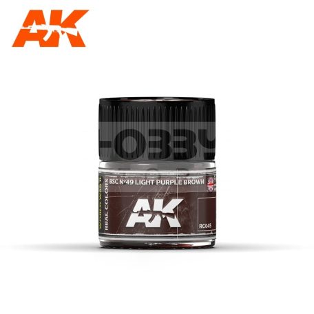 AK-Interactive Real Color - festék - BSC Nº49 LIGHT PURPLE BROWN - RC045