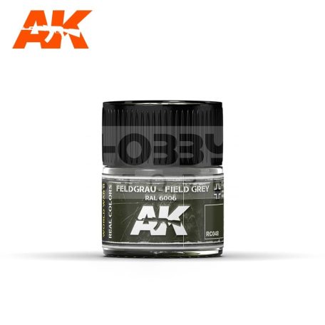 AK-Interactive Real Color - festék - FELDGRAU – FIELD GREY RAL 6006 - RC048