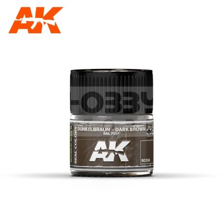 AK-Interactive Real Color - festék - DUNKELBRAUN – DARK BROWN RAL 7017 - RC056