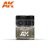 AK-Interactive Real Color - festék - GRAU – GRAY RAL 7027 - RC058