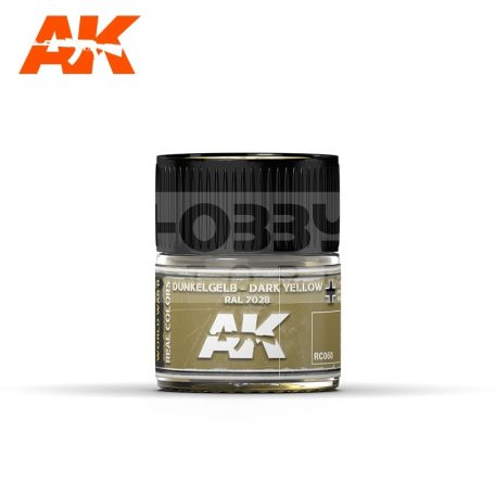 AK-Interactive Real Color - festék - DUNKELGELB – DARK YELLOW RAL 7028 - RC060
