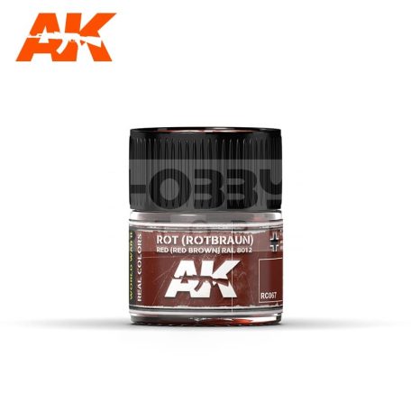 AK-Interactive Real Color - festék - ROT (ROTBRAUN) RED (RED BROWN) RAL 8012 - RC067