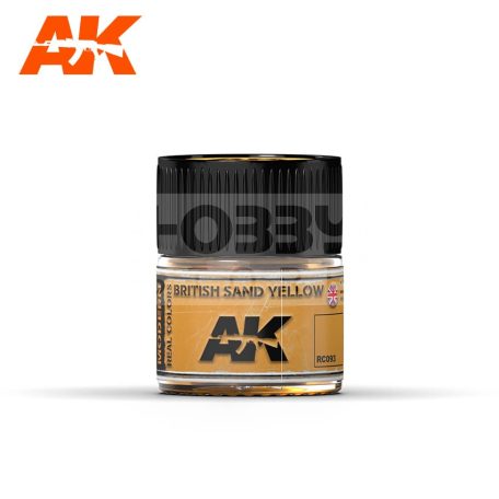 AK-Interactive Real Color - festék - British Sand Yellow - RC093
