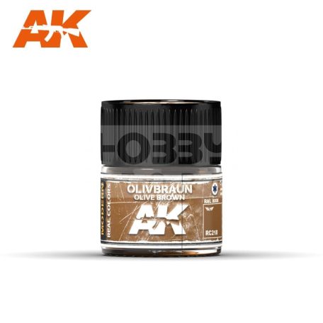 AK-Interactive Real Color - festék - OLIVE BROWN RAL 8008 - RC218