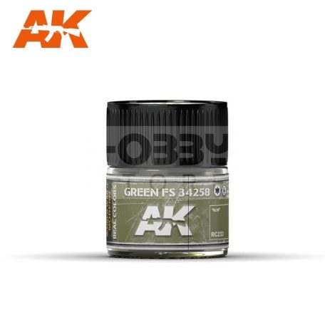 AK-Interactive Real Color - festék - GREEN FS 34258 - RC233