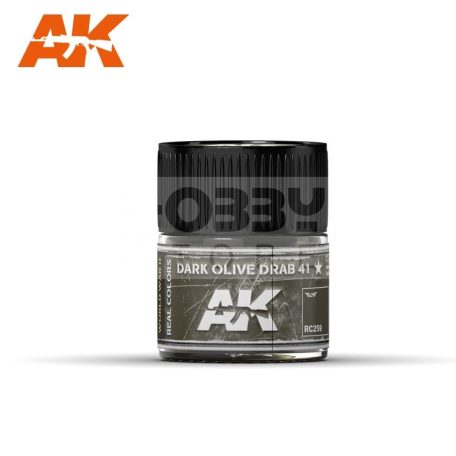 AK-Interactive Real Color - festék - DARK OLIVE DRAB 41 - RC259