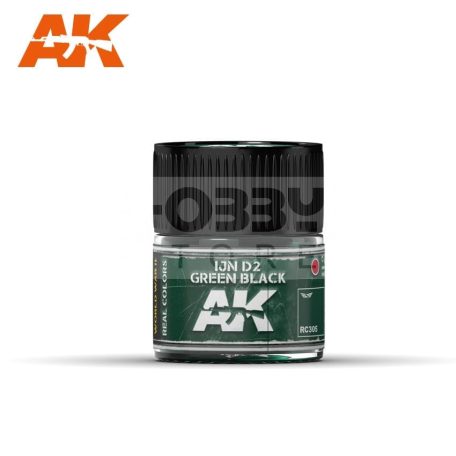 AK-Interactive Real Color - festék - IJN D2 GREEN BLACK 10ML- RC305