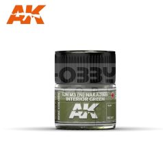   AK-Interactive Real Color - festék - IJN M3 (N) NAKAJIMA INTERIOR GREEN - RC307