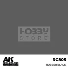 AK-Interactive Real Color - makett festék - Rubber Black RC805