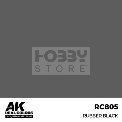 AK-Interactive Real Color - makett festék - Rubber Black RC805