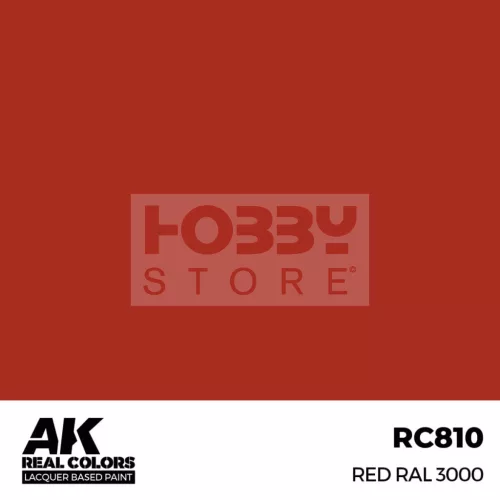 AK-Interactive Real Color - makett festék - Red RAL 3000 RC810
