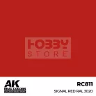 AK-Interactive Real Color - makett festék - Signal Red RAL 3020 RC811