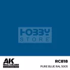 AK-Interactive Real Color - makett festék - Pure Blue RAL 5005 RC818